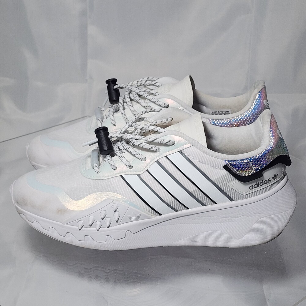 Adidas Women 9 Choigo FY6505 White Road Running Shoes Sneakers